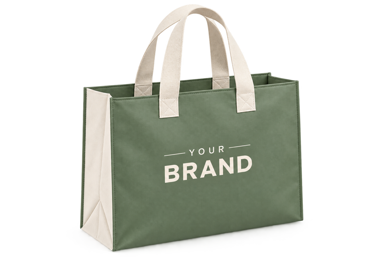 Matte Laminated Soft-Finish Shopping Bag — Custom GSM & Size