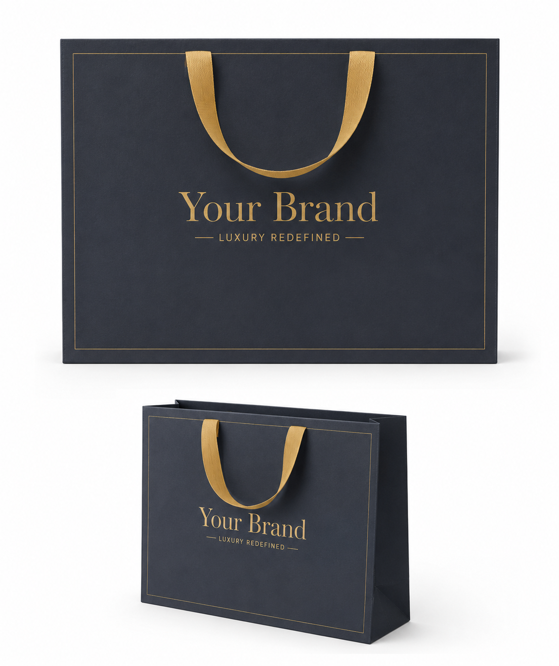 Soft Touch Luxury Paper Boutique Bag