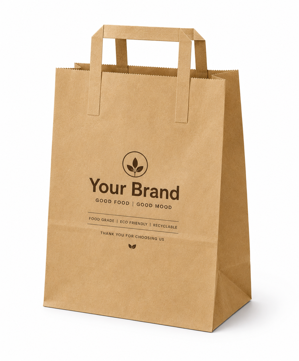 Food Grade Kraft Takeaway Bag