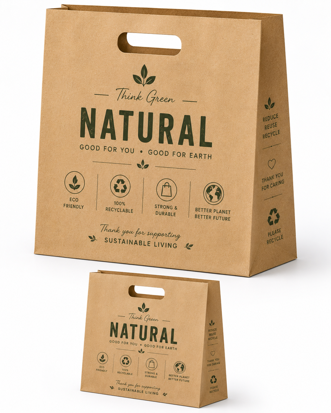 SOS Style Kraft Paper Bag