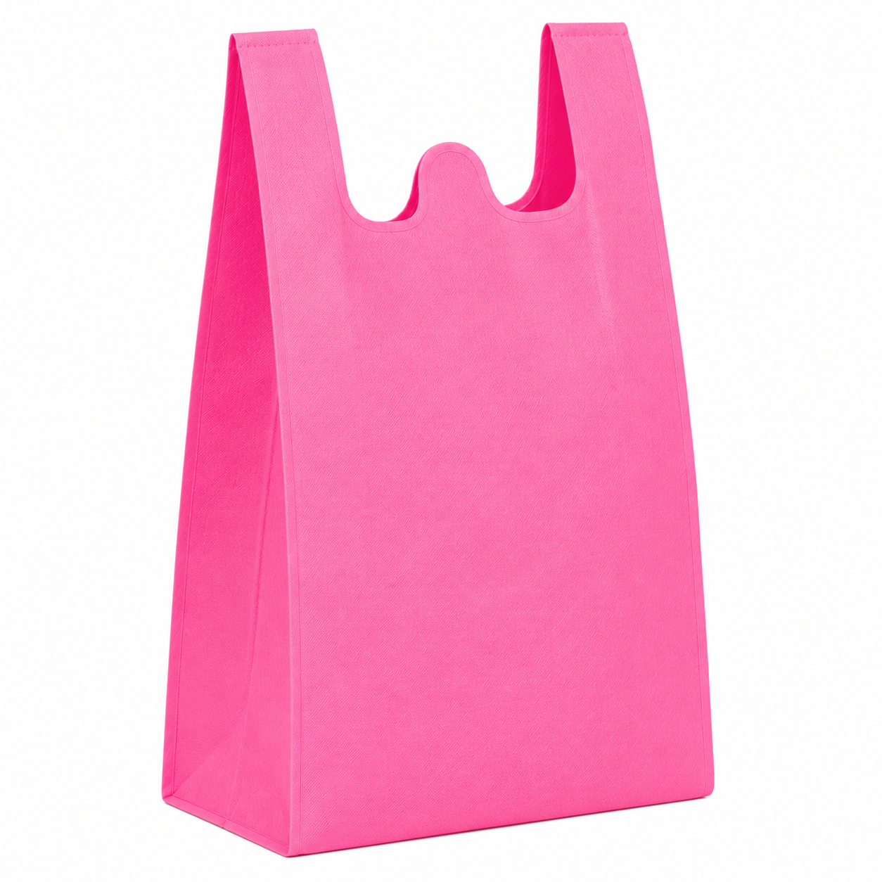 Non-Woven W-Cut Grocery Bag — Custom GSM & Size